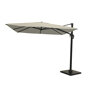 Coolfit zweefparasol PLUS 3 x 3 meter - Gebroken wit